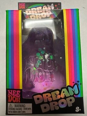 NeeDoh Dream Drop with Splat Stand - Purple NWT